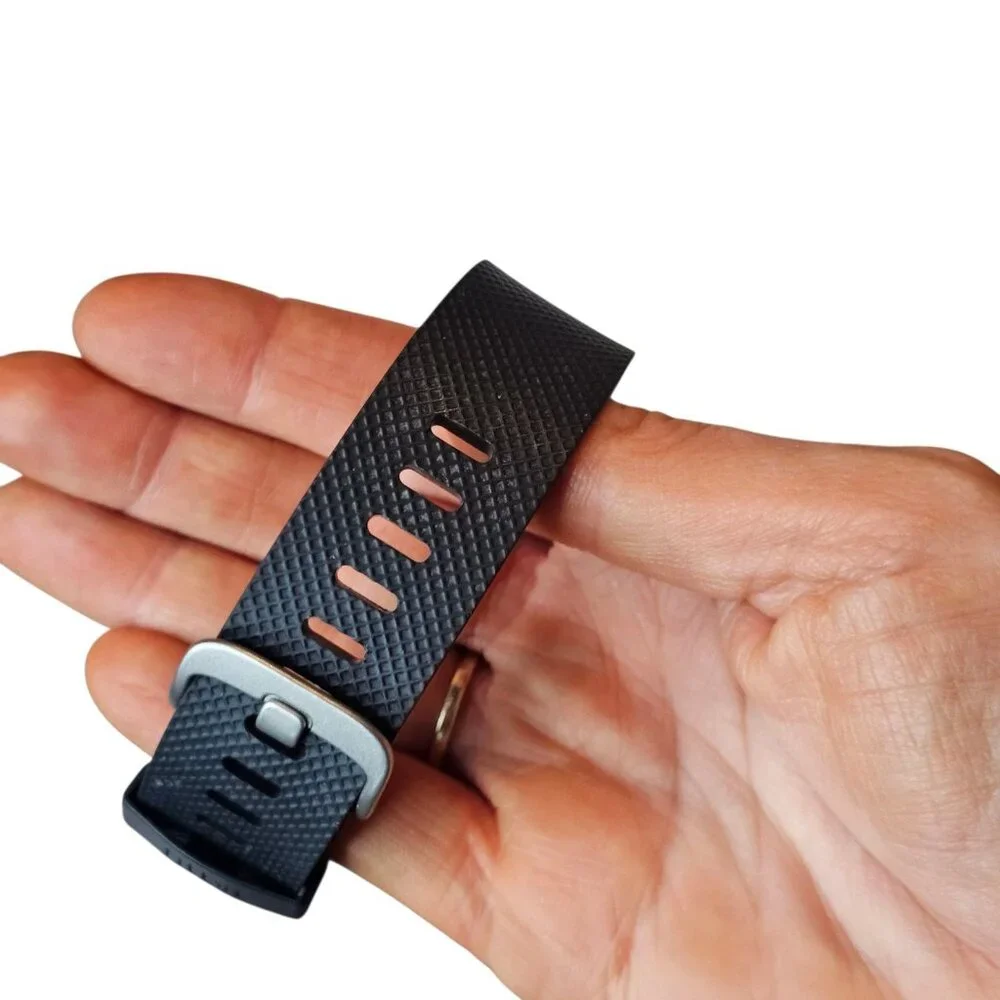Fitbit Charge HR Wireless Activity Wristband‎ - Size Large - Black UNTESTED
